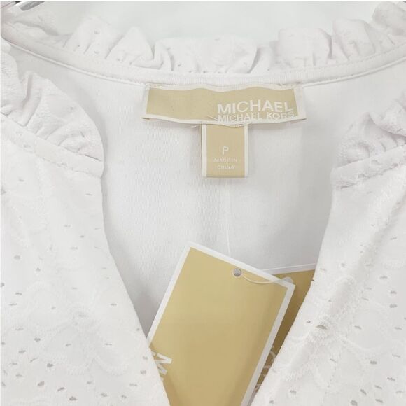 Michael Michael Kors Midi Dress In White - Picture 5 of 7